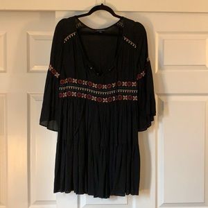 Bohemian black dress